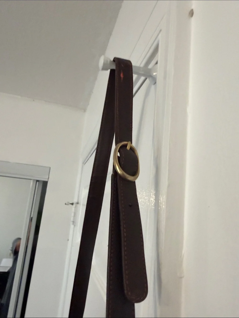 Gucci Dark Brown Suede Messenger Bag with Gold Hardware